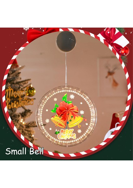 Noel Işıkları, Noel Pencere Işıkları Kapalı, Pille Çalışan Noel Odası Dekorasyon Işıkları, Vantuzlu Asılı Noel Pencere Işıkları, Noel Için, Odalar, Pencere (Yurt Dışından)