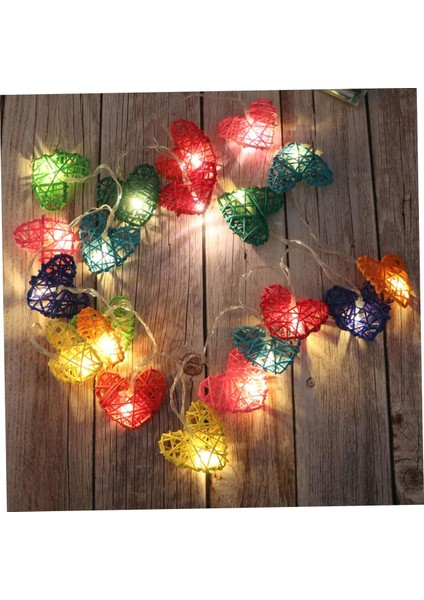 Dış Mekan Dekor LED Dekor Kalp Dekor Pencere Işığı LED Dize Işık Asılı Çelenk Işıklar Dize Işıklar Peri Işıklar Noel Işıkları Ortam Işığı Bambu Pil (Yurt Dışından) fırsatları