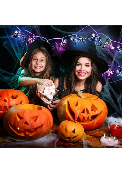 Cadılar Bayramı Kafatası Kedi Dize Işıklar 10FT 20LED Ölü Şeker Kedi Günü Kafatası Dize Işıklar Pil Kumandalı LED Siyah Kedi Hayalet Işık Dia De Los Muertos Için Cadılar Bayramı Ka (Yurt Dışından) modelleri