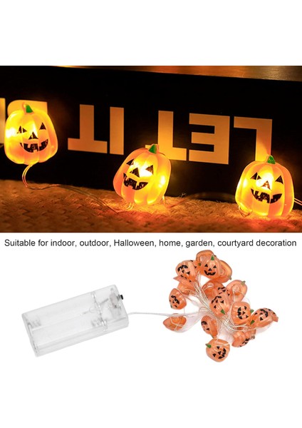Cadılar Bayramı Balkabağı Dize Işıklar Pille Çalışan 6.56FT 20 LED Turuncu Kabaklar Peri Işık Kapalı Açık Cadılar Bayramı Için Ürkütücü Süslemeler Şükran Günü Sonbahar Yatak Odası (Yurt Dışından)