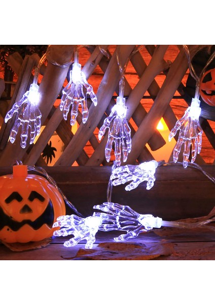 Cadılar Bayramı Işık Ipi, 8 Ft 20 El Cadılar Bayramı Peri Işıkları Dekoratif Cadılar Bayramı Işıkları Bahçe Şöminesi Için Süslemeler, Pille Çalışan Cadılar Bayramı Dize Iş (Yurt Dışından)