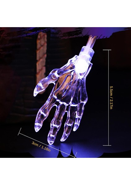 Cadılar Bayramı Işık Ipi, 8 Ft 20 El Cadılar Bayramı Peri Işıkları Dekoratif Cadılar Bayramı Işıkları Bahçe Şöminesi Için Süslemeler, Pille Çalışan Cadılar Bayramı Dize Iş (Yurt Dışından) modelleri