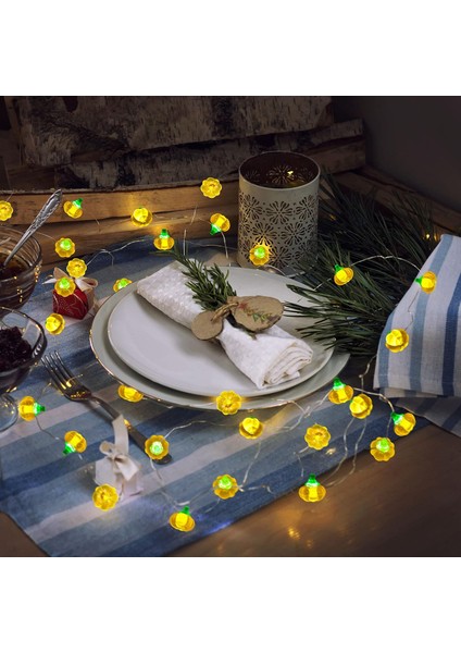 LED Balkabağı Peri Işıkları, 7.5ft 20 Zamanlayıcı Pille Çalışan LED Sıcak Gece Işıkları, Yatak Odası Için Alevsiz Peri Işıkları, Sonbahar Süslemeleri, Ev Dekorasyonu, Iç Mekan ve D (Yurt Dışından) fiyatları