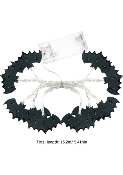 Cadılar Bayramı Peri Işıkları, 5 Ft 10 LED Yarasa Cadılar Bayramı Dize Işıklar Şömine Yatak Odası Için Dekoratif Cadılar Bayramı Işıkları Süslemeleri, Pille Çalışan Cadılar Bayramı (Yurt Dışından) fiyatları