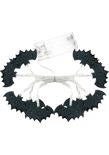 Cadılar Bayramı Peri Işıkları, 5 Ft 10 LED Yarasa Cadılar Bayramı Dize Işıklar Şömine Yatak Odası Için Dekoratif Cadılar Bayramı Işıkları Süslemeleri, Pille Çalışan Cadılar Bayramı (Yurt Dışından) modelleri