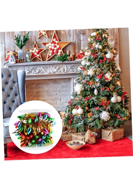 Adet Noel Dıy Boncuk Mini Noel Işıkları Pil Peri Işıkları Dış Mekan Işık Dize Noel Ampul Çelenk Noel Ampuller Dekor Noel Peri Işıkları Dize Işık (Yurt Dışından)