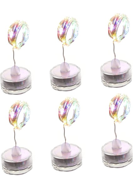 Adet Dize Mum Bakır Tel Işık Dize Açık Dekor Mini Mum Bebek Dekor LED Perde Işıkları Parti Peri Işıkları Düğün Asılı Süslemeler LED Işık Pil Kutusu (Yurt Dışından)