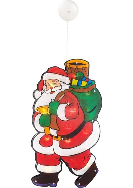 Noel Işığı, Noel Pencere Işıkları Kapalı, Noel Yıldızı Perde Işıkları, Noel Baba Süsleri ile Pille Çalışan Asılı Işıklar Noel Için Dize Işıkları (Yurt Dışından)