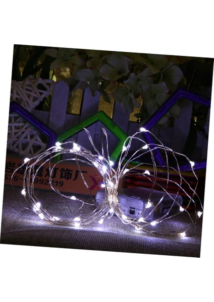 Adet Dış Mekan Dekoru Yılbaşı Dekoru Çim Dekor Dış Mekan Dekor Işıkları Pil Kumandalı Kutu Dize Işıklar Atmosferik Işıklar Süslemeleri Beyaz (Yurt Dışından) modelleri