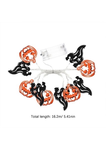 Cadılar Bayramı Peri Işıkları, 5 Ft 10 Led'ler Balkabağı Hayaleti Cadılar Bayramı Işık Dize Parti Veranda Çim Için Dekoratif Işıklar Süslemeleri, Pille Çalışan Cadılar Bayramı Dize (Yurt Dışından) modelleri