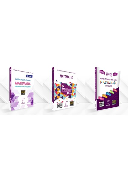 Güncel 8. Sınıf LGS Matematik Konu Anlatımı Mps + LGS Soru Bank + LGS Soru Ros Seti