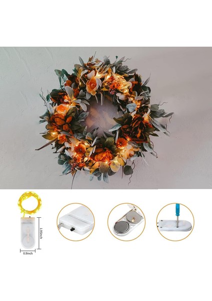 Paket Peri Işıkları Pille Çalışan 6.56FT 20 LED Su Geçirmez Peri Işıkları Yatak Odası Masa Centerpieces Dıy Parti Sevgililer Günü Düğün Hediyeleri Mason Kavanoz El Sanatları (Sıcak (Yurt Dışından) fiyatları