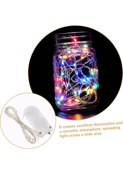 Parti Peri Işıkları 12 Adet Dize LED Bakır Tel Işık Dize Minyatür Dekorasyon Düğün Töreni Süslemeleri Yılbaşı Dekoru Mini Akülü Işıklar Perde Işıkları Yanıp Sönüyor (Yurt Dışından)