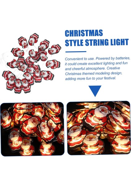 Adet Dizi Işık Direği Peri Dekoratif Işık LED Pırıltı Işıklar Festival Süsleme Noel Noel Baba Işığı Festival Lambası Tatil Peri Işık Dış Mekan Dekor Yanıp Sönen Işıklar Pil Plastik (Yurt Dışından) fiyatları