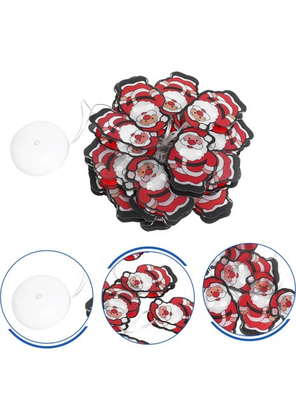 Adet Dizi Işık Direği Peri Dekoratif Işık LED Pırıltı Işıklar Festival Süsleme Noel Noel Baba Işığı Festival Lambası Tatil Peri Işık Dış Mekan Dekor Yanıp Sönen Işıklar Pil Plastik (Yurt Dışından) modelleri