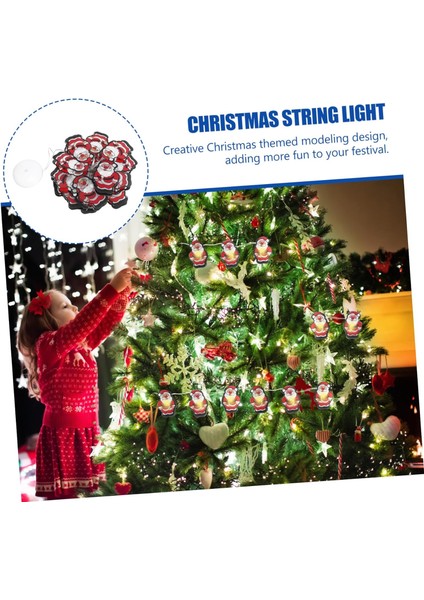 Adet Dizi Işık Direği Peri Dekoratif Işık LED Pırıltı Işıklar Festival Süsleme Noel Noel Baba Işığı Festival Lambası Tatil Peri Işık Dış Mekan Dekor Yanıp Sönen Işıklar Pil Plastik (Yurt Dışından) fırsatları