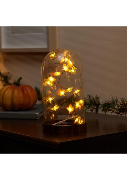 Sarı ve Pembe Akçaağaç Yaprağı Peri Işıkları - 7,5 Ft, 20 LED Sıcak Beyaz, Zamanlayıcıyla Pille Çalışan, Iç Mekan ve Dış Mekan Partileri Için Ideal, Yatak Odası, Ev Dekorasyonu, Ce (Yurt Dışından) fırsatları