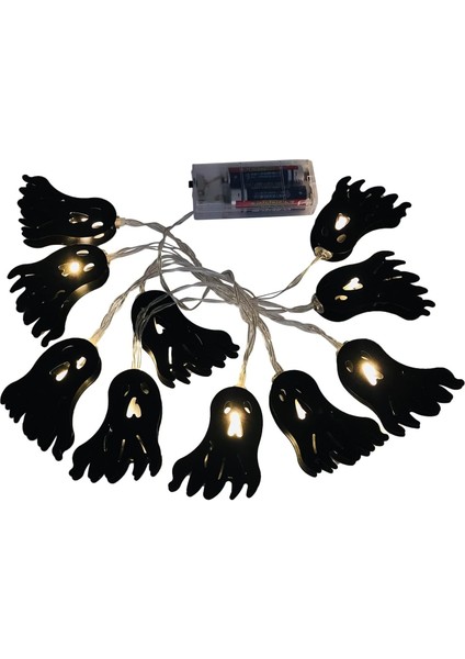 Cadılar Bayramı Işık Ipi, 5 Ft 10 Led'ler Balkabağı Hayaleti Cadılar Bayramı Peri Işıkları Bahçe Yard Için Dekoratif Cadılar Bayramı Dize Işıkları Süslemeleri, Pille Çalışan Cadıla (Yurt Dışından)