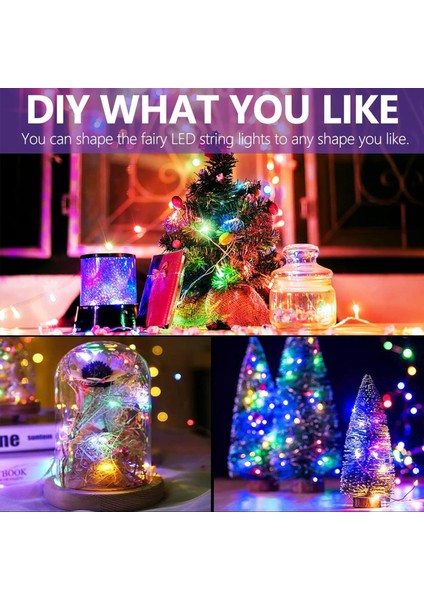 Akıllı Peri Işık Dize, Şarj Edilebilir Dize LED Peri, 1800 Mah Pil ile Peri Dize Işıklar Işıklar, Parti, Düğün, Noel ve Dekorasyon Için Dize Işıklar (Yurt Dışından)