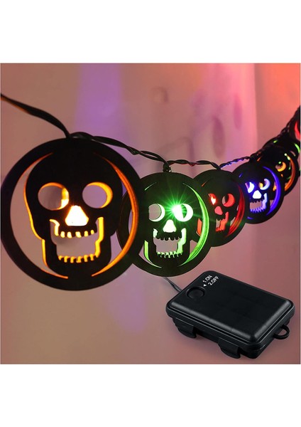 Cadılar Bayramı Peri Işıkları 8 Ft 20 Led'ler Yarasa Işıkları Pille Çalışan Işık Dizi Işıklar Cadılar Bayramı Partisi Için Dekoratif Peri Işığı Iç Mekan Sonbahar Dış Mekan (Yurt Dışından)
