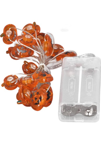 Cadılar Bayramı Dize Işıkları, LED Balkabağı Işıkları, 2m/6,6 Ft 20 Adet Led, Pille Çalışan, Şükran Günü Cadılar Bayramı Için Sonbahar Işıkları, Balkabağı Hasadı, Ev Iç Mekan Dekor (Yurt Dışından)