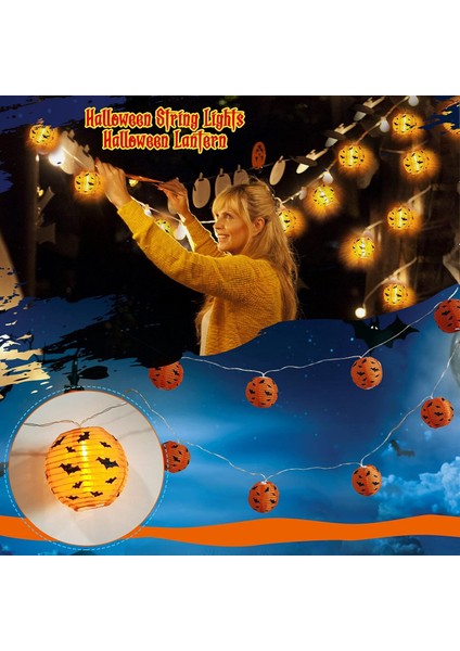 Cadılar Bayramı Işık Dizisi 7 Ft 10 Led'ler Balkabağı Peri Işıkları Pille Çalışan Dize Işıklar Peri Işık Cadılar Bayramı Partisi Için Dekoratif Dize Işık Iç Mekan Sonbahar Dış Meka (Yurt Dışından) fırsatları