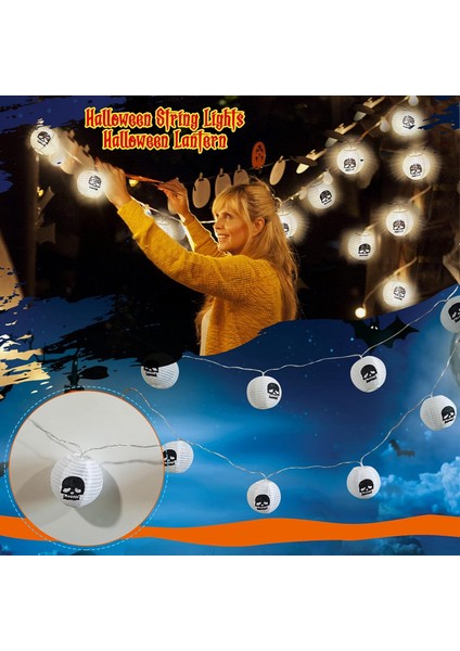 Cadılar Bayramı Işıkları, 7 Ft 10 Led'ler Balkabağı Cadılar Bayramı Dize Işıkları Dekoratif Cadılar Bayramı Işığı Yatak Odası Bahçesi Için Dize Süslemeleri, Pille Çalışan Cadılar B (Yurt Dışından) fırsatları