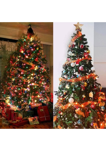 Altın Noel Şerit Peri Işıkları, Işıklar Pille Çalışan Bakır Peri Dizeleri Işıklar, Düğünler Için Şerit Yay Işıkları Yeni Yıl Noel Ağacı Süslemeleri (16.4ft-Renkli Işık, 1p) (Yurt Dışından) fiyatları