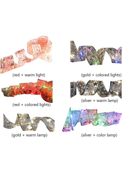 Altın Noel Şerit Peri Işıkları, Işıklar Pille Çalışan Bakır Peri Dizeleri Işıklar, Düğünler Için Şerit Yay Işıkları Yeni Yıl Noel Ağacı Süslemeleri (16.4ft-Renkli Işık, 1p) (Yurt Dışından) fırsatları