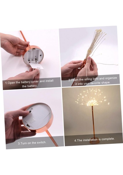 Dış Mekan Masa Lambası Dış Mekan Masa Lambası LED Masa Lambası Dış Mekan Dekoru Pil Masa Lambaları Masa Için LED Lamba Boncuk Lambası Karahindiba Lamba Lambası Gece Lambası Dize Iş (Yurt Dışından) modelleri