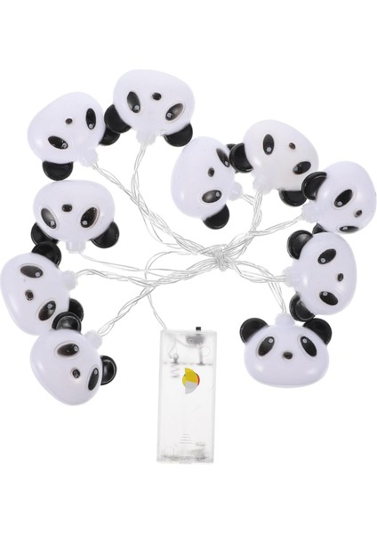 Takım Dev Panda Dize Işıkları Flaşör Ampul Koyun Dekor Dış Mekan Dize Işıkları Pille Çalışan Peri Işık Çiçek Dize Işıkları Panda Işık Dize Plastik Panda Aydınlatma Ev (Yurt Dışından)