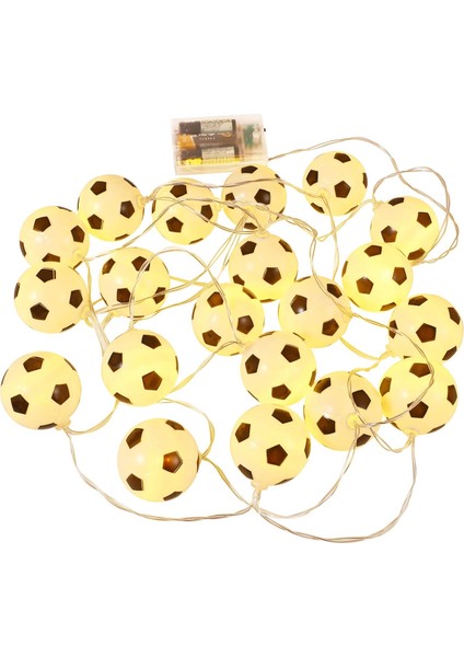 Isa'nın Doğuşu Dekoru Futbol Dize Işıkları, 9.8ft 20 Led'ler Erkek Yatak Odası Için Futbol Şekli Peri Dize Işık, Pille Çalışan Futbol Dekor Dize Işık Iç Mekan Dış Mekan Için Peri I (Yurt Dışından)