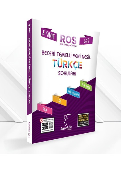 Güncel 8. Sınıf LGS Türkçe Konu Anlatımı Mps + LGS Soru Bank + LGS Soru Ros Seti