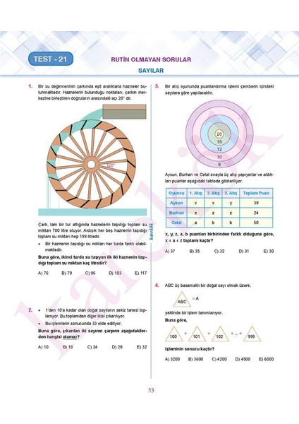 Güncel TYT Matematik Soru Bankası