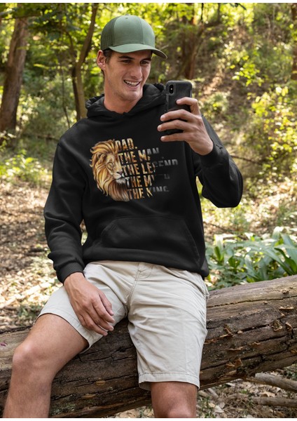 Aslan Baskılı Kapüşonlu Sweatshirt fiyatları