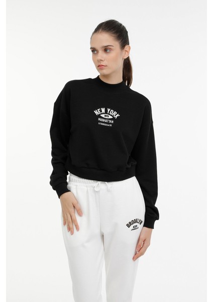 Wl Sofıa-N 16GF857 3pr Siyah Kadın Sweatshirt