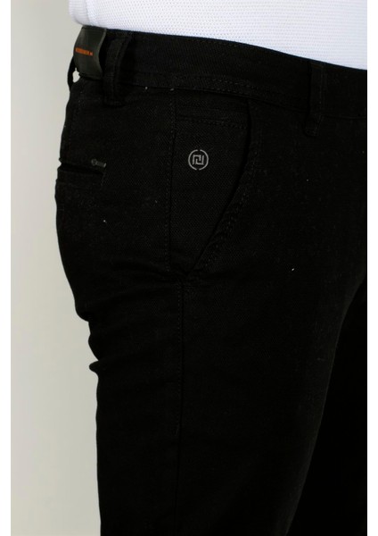 Erkek Syah Slim Fit Armürlü Chino Pantolon Ncs Jeans 2194