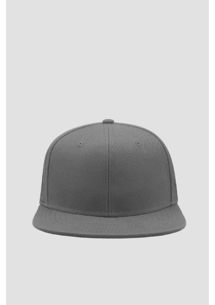 Basic Street Snapback Hiphop Cap Gri Şapka