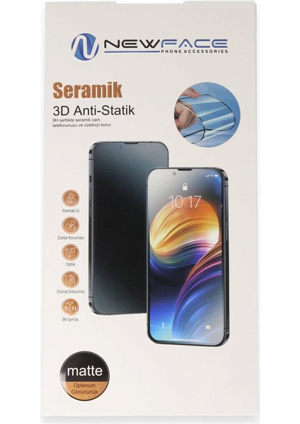 Samsung Galaxy A23 4g 3D Antistatik Mat Seramik Nano Ekran Koruyucu