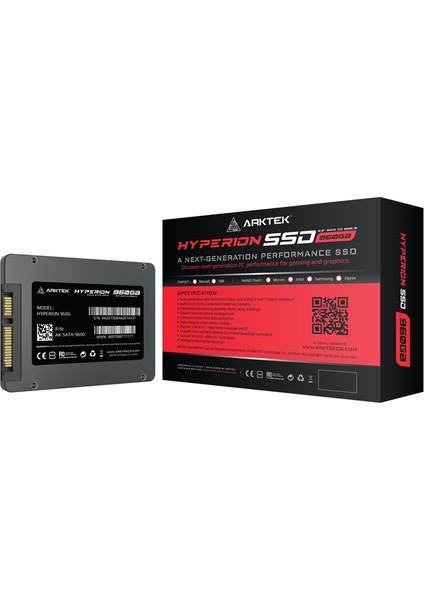 Hyperıon, AK-SATA-960G, 960GB, 522/473, 2.5", Sata3, SSD