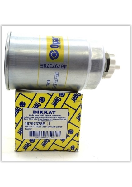 Yakıt Filtresi Boxer 2.0hdı-2.8hdı 00- -Ducato 2.0jtd-2.8jtd 00-02 -Jumper 2.0hdı-2.2hdı Doblo 1.9