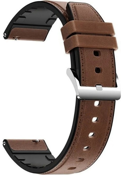 Huawei Watch Ultimate Için Tokalı Deri Kordon Kayış - KY87