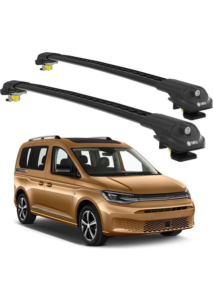 Volkswagen Caddy 2020-2023 Turtle Air1 Ara Atkı Siyah