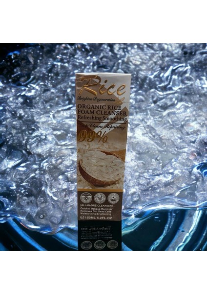 Organik Pirinç Köpüğü Temizleyici Yüz Yıkama Köpüğü (150ML)