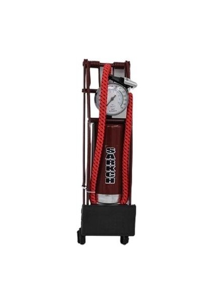Buffer&reg; Basınç Göstergeli Ayak Pompası Araba Bisiklet Motor Lastik Pompası