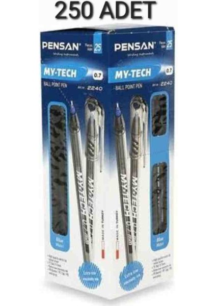 250 Adet Pensan My Tech 07 Mavi