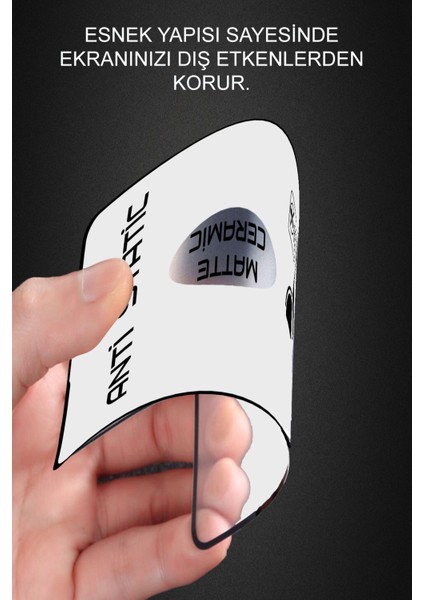 Caseworld Samsung Galaxy S23 Fe Tam Kaplayan Anti Statik Kırılmayan Mat Seramik Nano Esnek Ekran Koruyucu Cam fiyatları