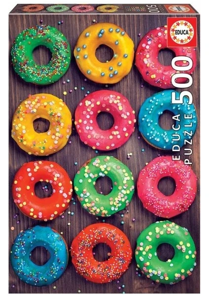 500 Donuts De Colores Fsc(R)