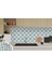 Kendinden Yapışkanlı Yeşil Çiçek Bahçesi Desenli Pvc Karo 30X30 cm (56 Adet) 5m2 5
