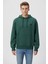 Erkek Kapüşonlu Yeşil Basic Sweatshirt 065809-71580 3